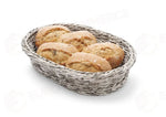 CESTINO DA PANE OVALE HENDI GRIGIO CHIARO 250X190X(H)65MM - 426616
