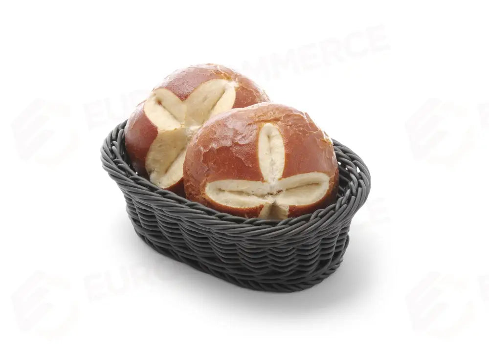 CESTINO DA PANE OVALE HENDI NERO 250X190X(H)65MM - 426623