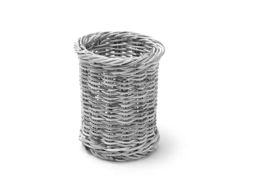 CESTINO DA POSATE GRIGIO CHIARO Ø100X(H)120MM - HENDI