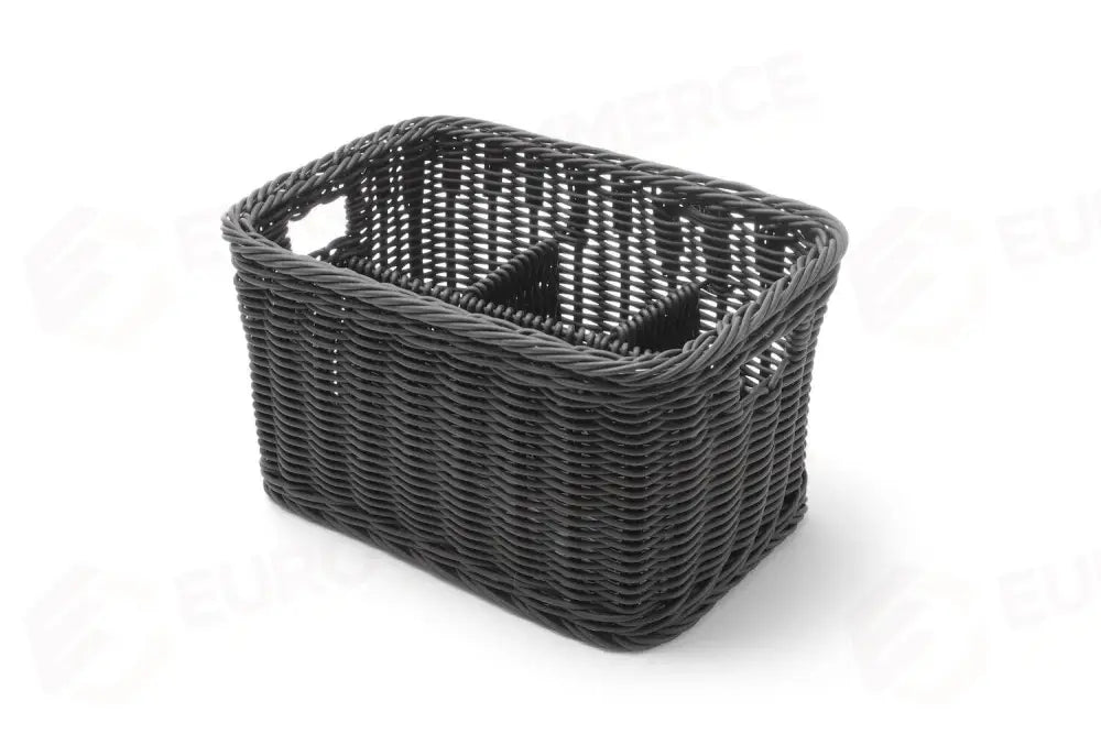 CESTINO DA POSATE NERO 260X180X(H)150MM - HENDI