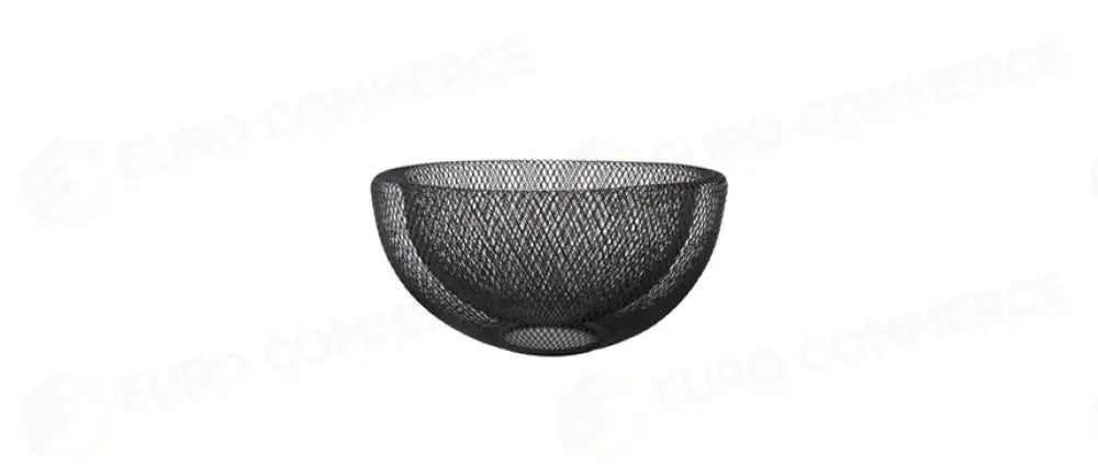 CESTINO FILO DOPPIO NERO CM24,5 H12,5 - 135202 - MORINI