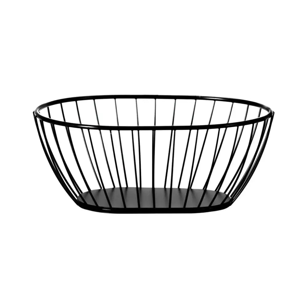 CESTINO OVALE 20X15 CM BASKY NERO WFBK-08V MEDRI - 13650231 - MEDRI