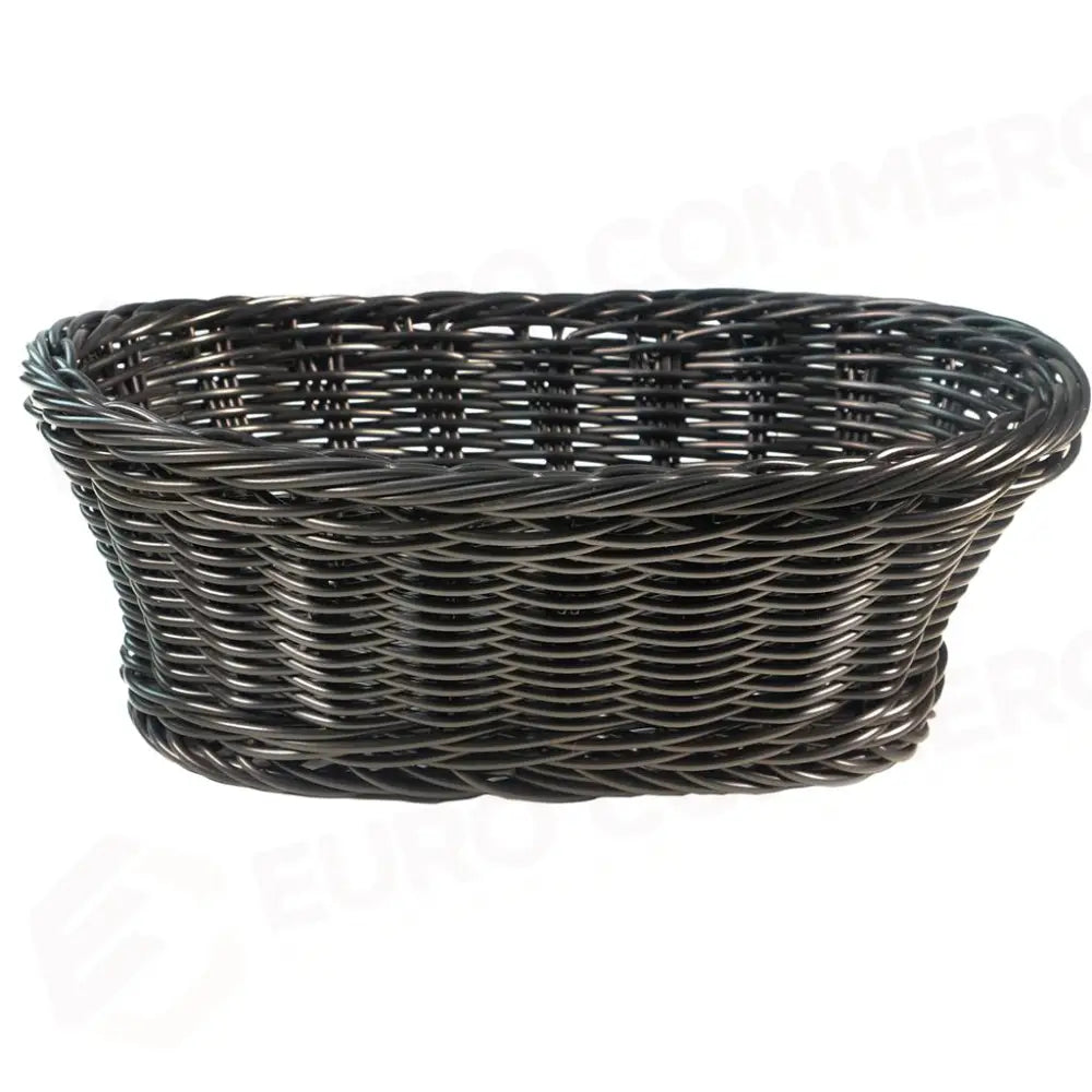 CESTINO OVALE 25X19 CM NERO BASKY 31320101 MEDRI - 13650156 - MEDRI