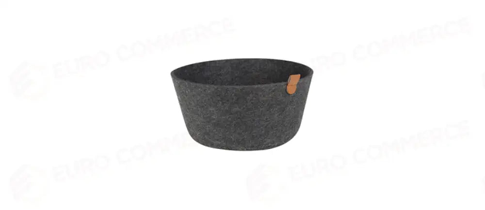 CESTINO PANE FELTRO ANTRACITE TONDO CM24 - 201862 - MORINI