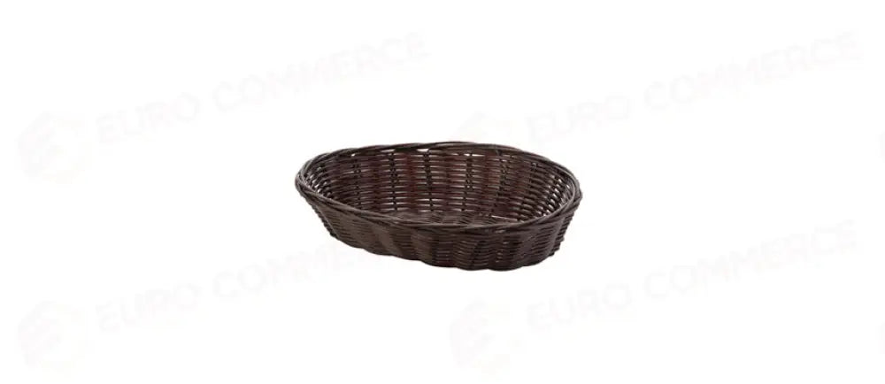CESTINO PANE PLAST.OVALE MARRONE 23X15 - 104490 - MORINI