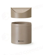 CESTINO PER RIFIUTI DA TAVOLO CON COPERCHIO OSCILLANTE HENDI 1,2L BEIGE Ø120X(H)165MM - 440797