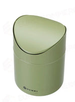 CESTINO PER RIFIUTI DA TAVOLO CON COPERCHIO OSCILLANTE HENDI 1,2L BEIGE Ø120X(H)165MM - 440797