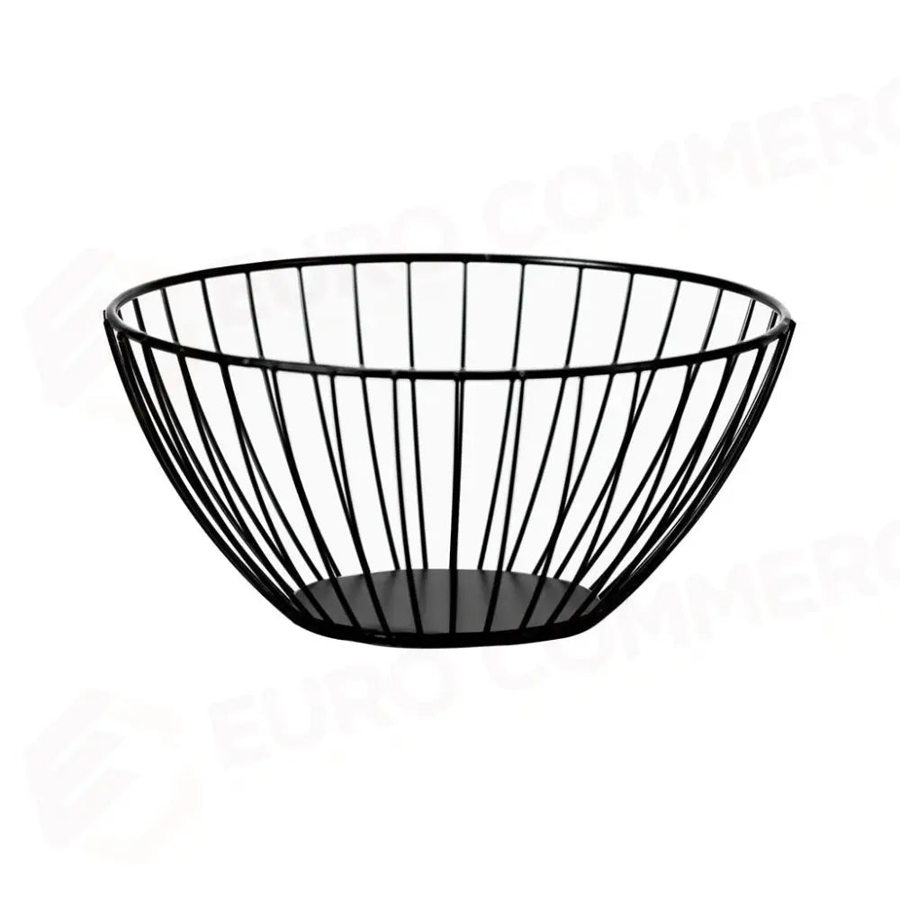 CESTINO TONDO BOMBATO 17.5 CM BASKY NERO WFBK-07R MEDRI - 13650232 - MEDRI