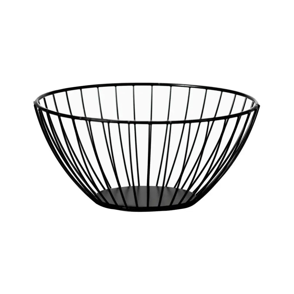 CESTINO TONDO BOMBATO 17.5 CM BASKY NERO WFBK-07R MEDRI - 13650232 - MEDRI