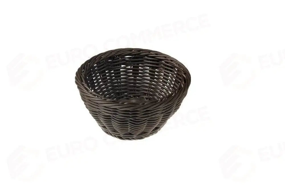 CESTINO VANITY MARRONE - Ø18X9 CM - T0561.R - LEONE - CESTINI