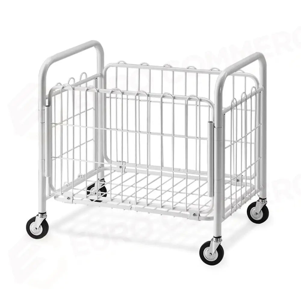 CESTONE PORTABIANCHERIA PIEGHEVOLE CM 80X52 - 1505 - METALCARRELLI - CARRELLI