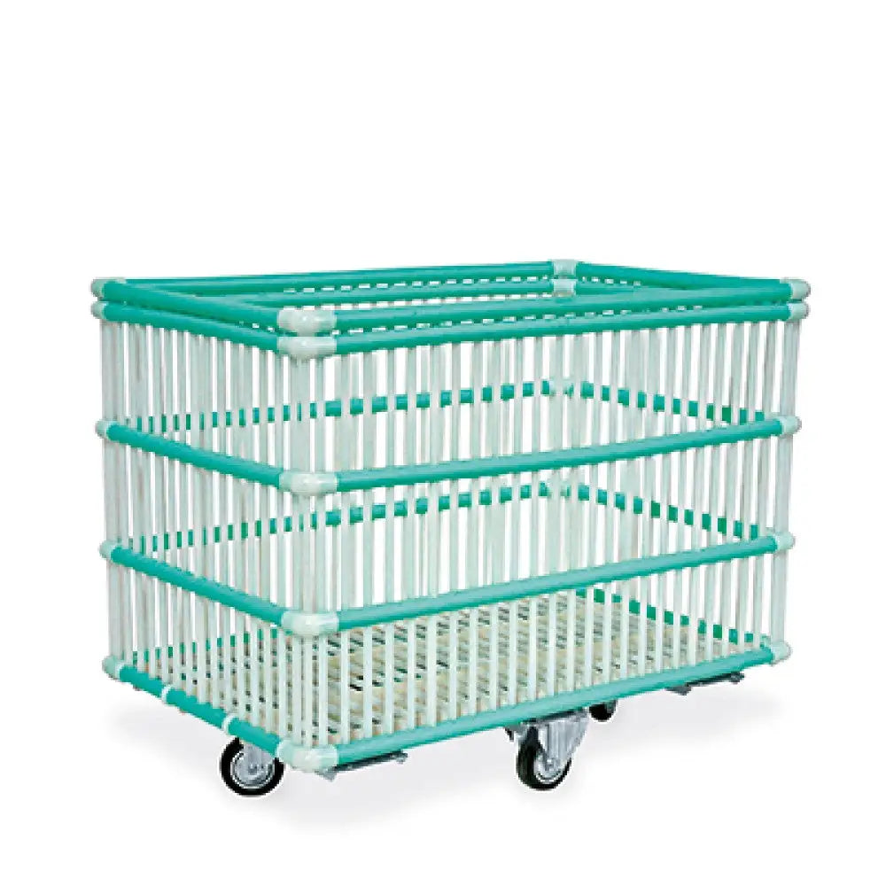 CESTONI PORTABIANCHERIA IN POLIPROPILENE CM 102X63X82H - 15502 - METALCARRELLI - CESTI E CESTINI
