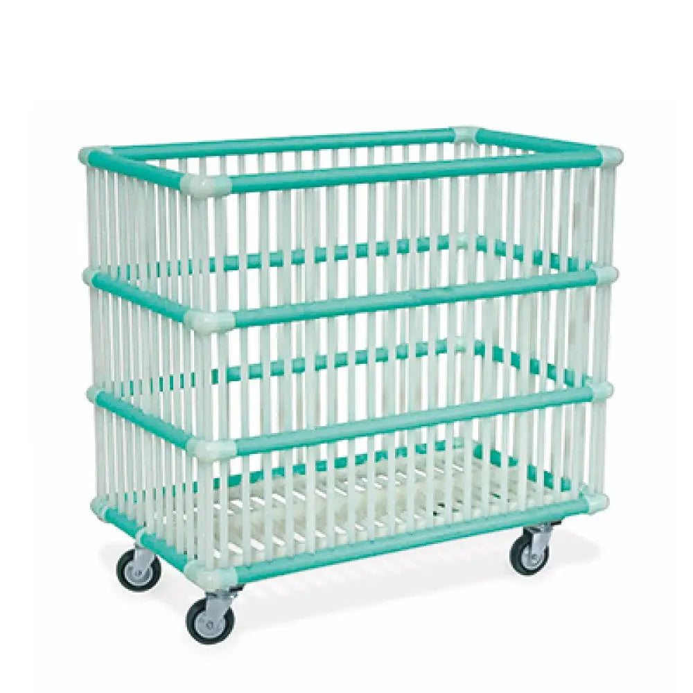 CESTONI PORTABIANCHERIA IN POLIPROPILENE CM 83X48X79H - 15508 - METALCARRELLI - CARRELLI