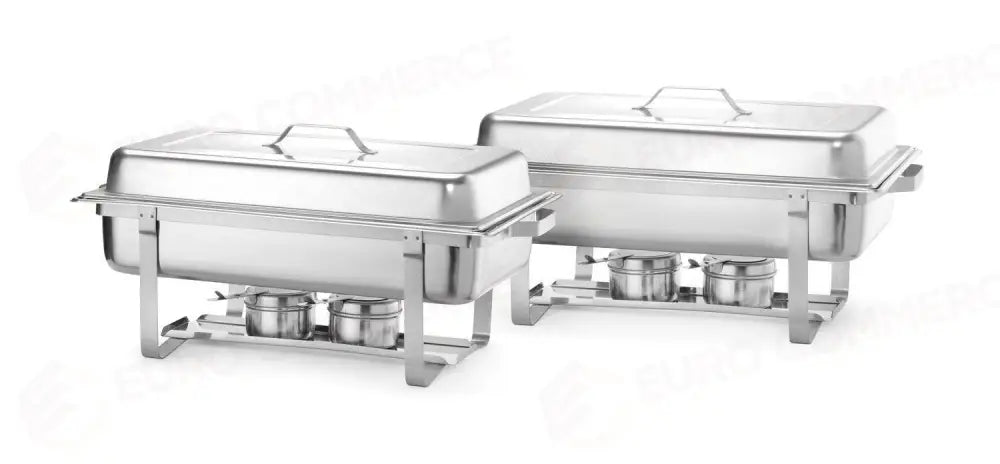 CHAFING DISH GASTRONORM 1/1 KITCHEN LINE 9L 2 PEZZI 600X358X(H)295MM - HENDI