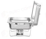 CHAFING DISH GASTRONORM 1/1 HENDI KITCHEN LINE 9L 2 PEZZI 600X358X(H)295MM - 472613