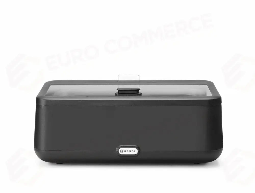 CHAFING DISH UNIQ DESIGNED BY ROBERT BRONWASSER NERO 220-240V/700W 607X402X(H)245MM - HENDI