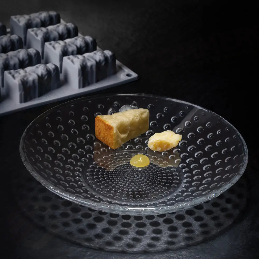 CHEESE BY DAVIDE OLDANI STAMPO IN SILICONE 300 X 175 MM - 16 IMPRONTE 57X30X27 H MM VOL. ~ - GG039S - PAVONI ITALIA