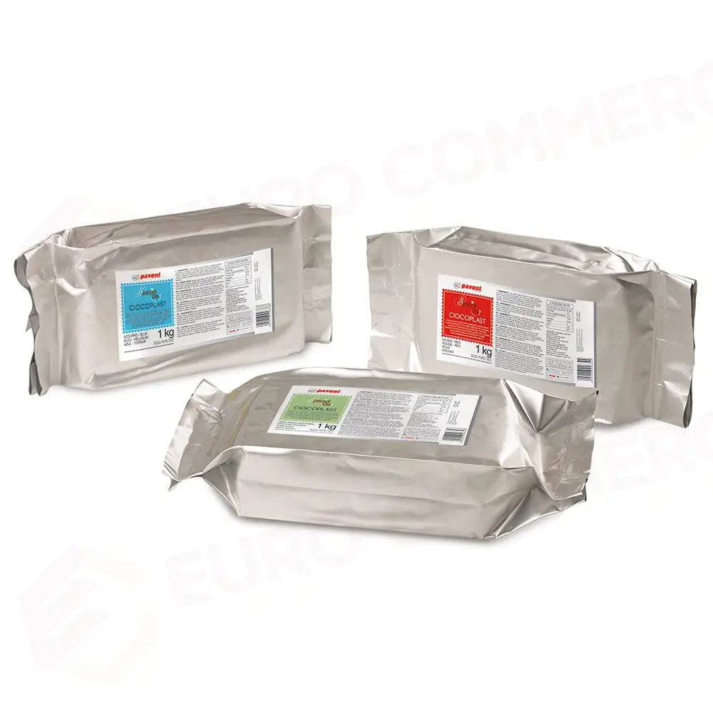 CIOCCOLATO PLASTICO COLORATO 250 G ROSSO - CPR250 - PAVONI ITALIA - ATTREZZATURA PROFESSIONALE