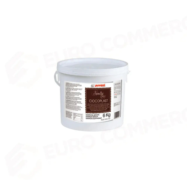 CIOCCOLATO PLASTICO MARRONE 6 KG - CIOCOPLASTMR - PAVONI ITALIA