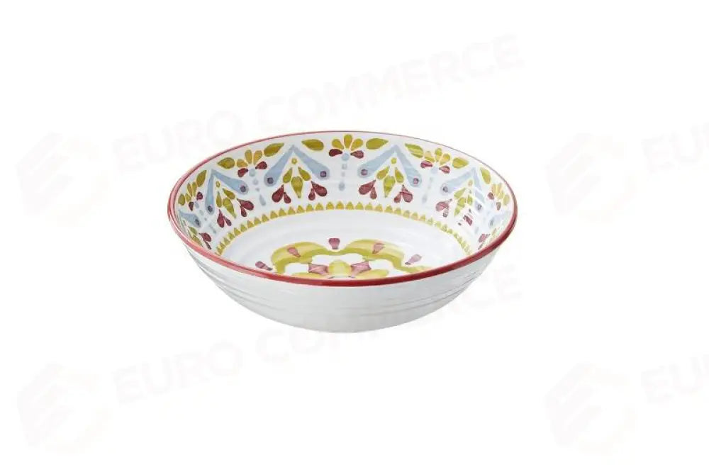 CIOTOLA DECORATACORFÙ DECORATO - Ø30X9 CM - T8644 - LEONE - MELAMINA COLOR