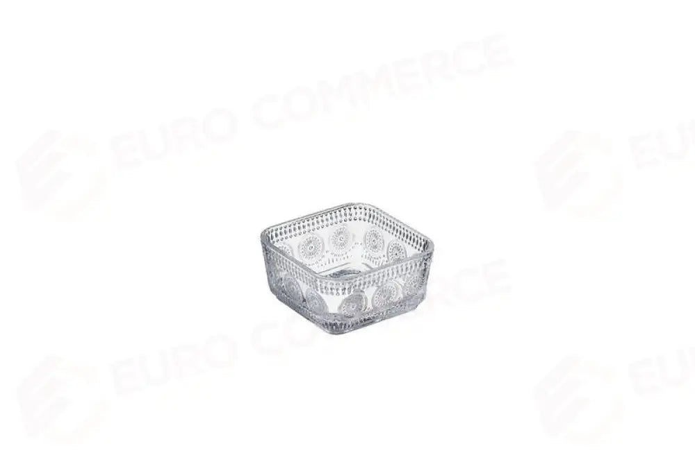 CIOTOLA IN VETRO TRASPARENTE - 280 ML - CM 10X10X5H - T3208 - LEONE - VETRO