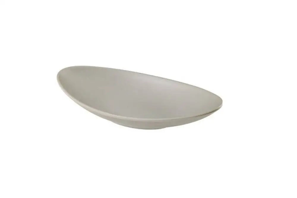 CIOTOLA OVALE GRIGIA GRIGIO - 18X10X3,5 CM - T8509 - LEONE - MELAMINA COLOR