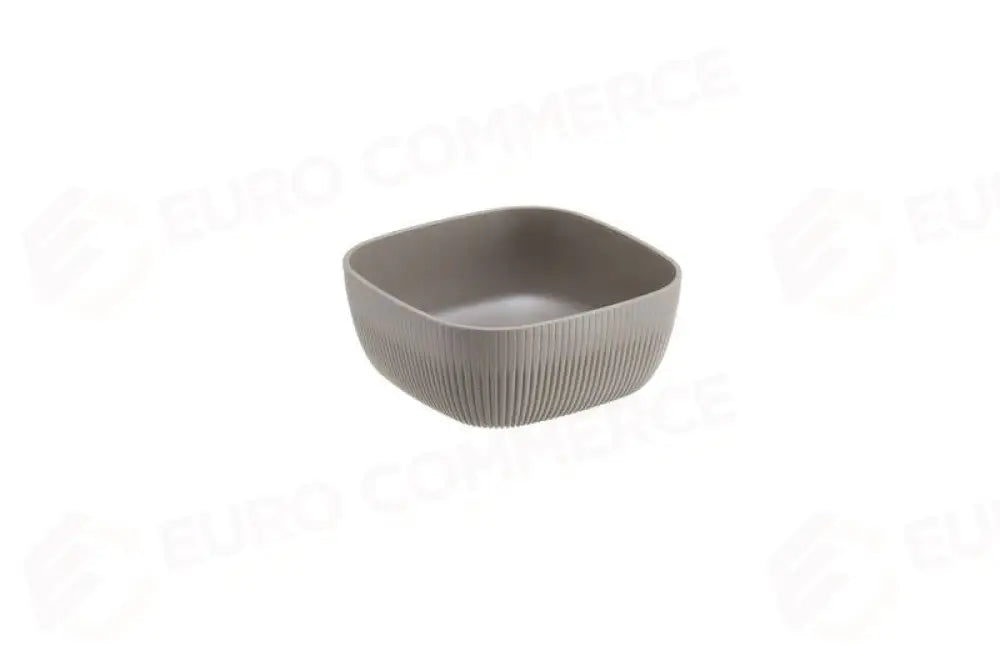 CIOTOLA QUADRATA LINEA NORWAY GRIGIO SCURO - 19,5X19,5X8CM - T8802.Z - LEONE - MELAMINA COLOR