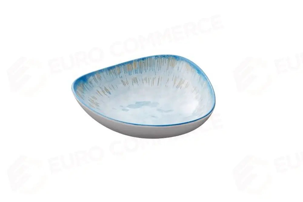 CIOTOLA TRIANGOLARE OCEANO AZZURRO - 18,5X18,5X6 CM - T8683 - LEONE - MELAMINA COLOR