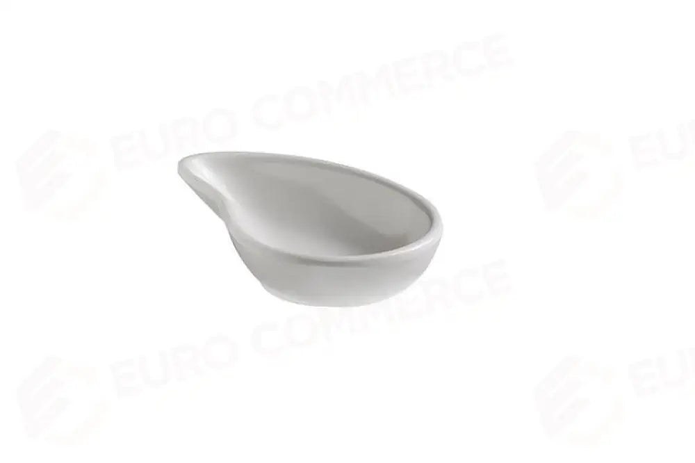 CIOTOLINA GOCCIA FINGERFOOD BIANCO - 10X6,5X2,4 CM - 50 ML - T8165 - LEONE - MELAMINA BIANCA