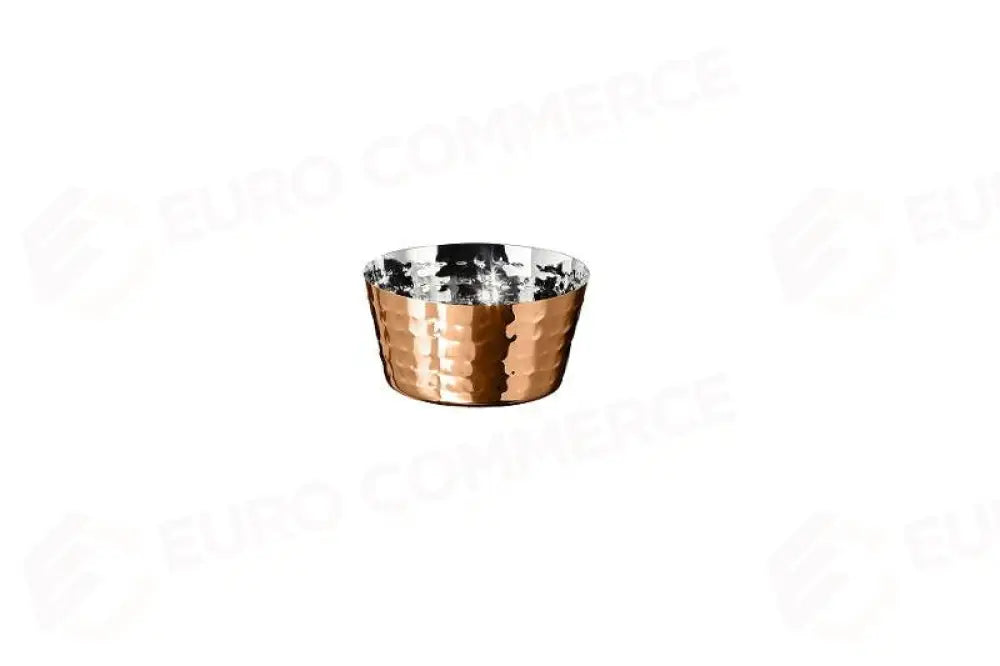 CIOTOLINA IN ACCIAIO MARTELLATO COLOR RAME RAME - Ø8X5 CM - 280 ML - P2133 - LEONE - ACCIAIO MARTELLATO