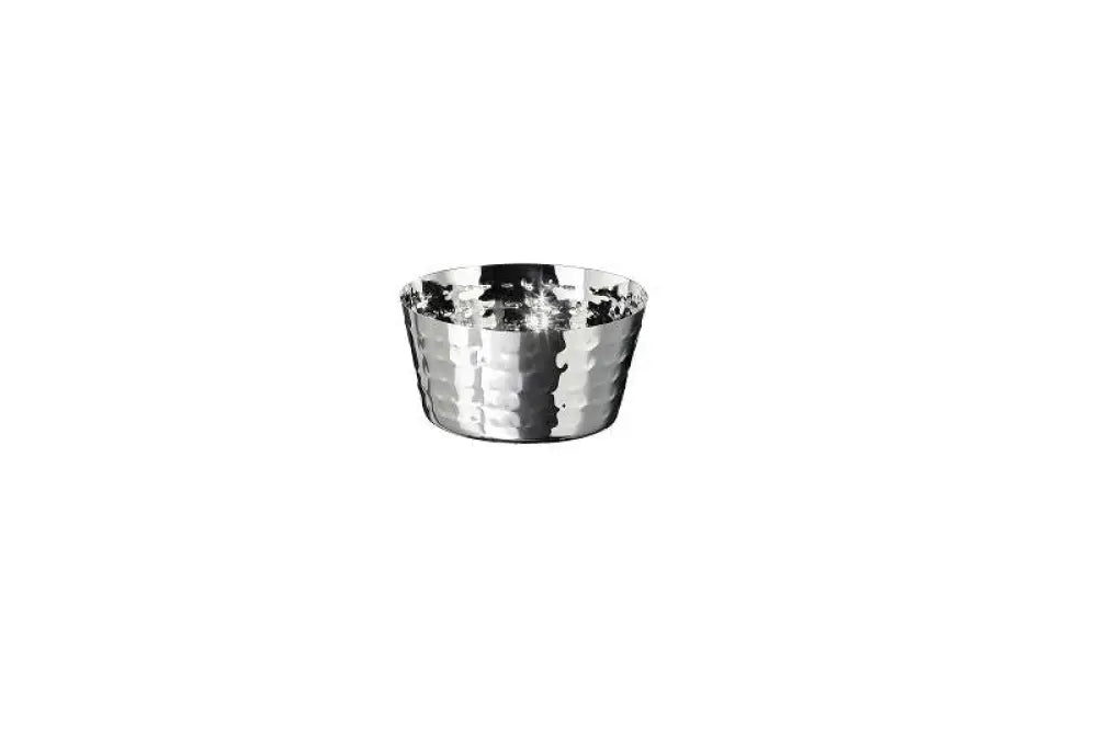 CIOTOLINA IN ACCIAIO MARTELLATO ACCIAIO - Ø8X5 CM - 280 ML - P2128 - LEONE - ACCIAIO MARTELLATO