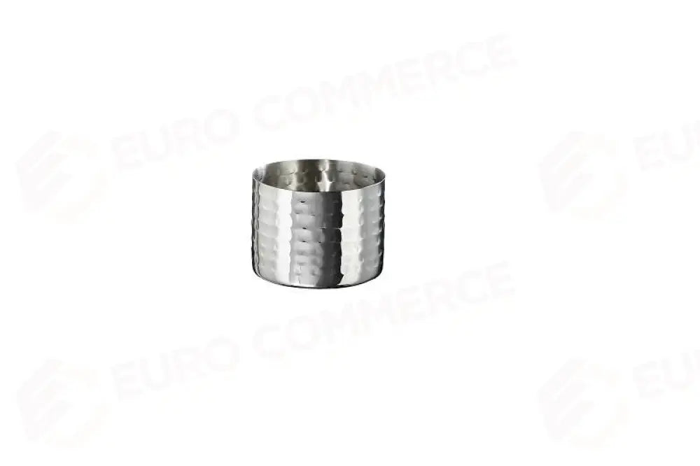 CIOTOLINA IN ACCIAIO MARTELLATO ACCIAIO - Ø8X6 CM - 300 ML - P2130 - LEONE - ACCIAIO MARTELLATO