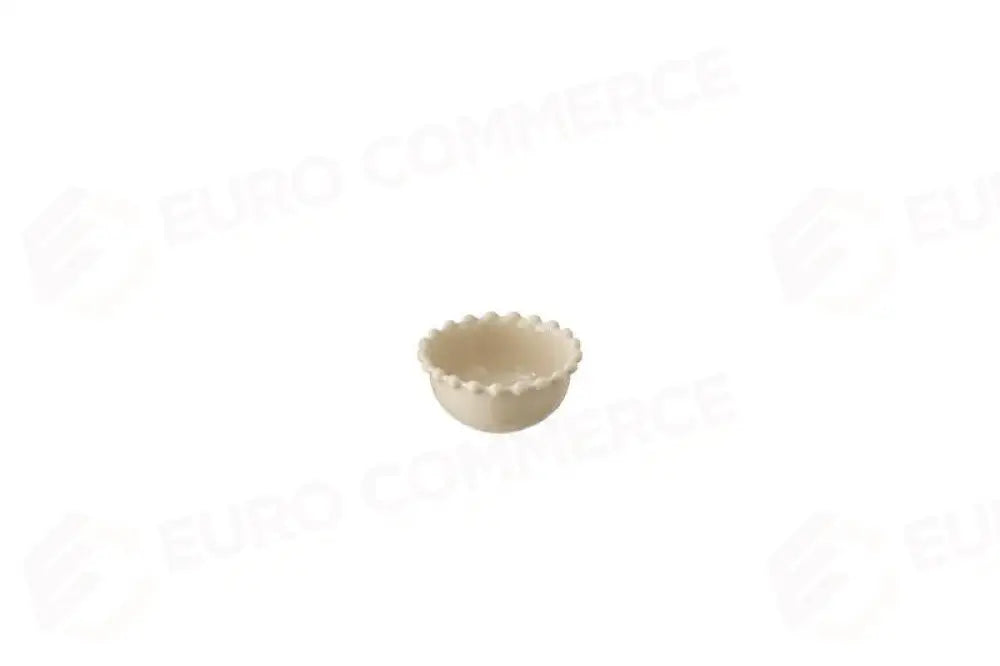 CIOTOLINA IN PORCELLANA COLOR SABBIA LINEA LUXOR - CM Ø8X3,6H - 6 PEZZI SABBIA - CM Ø14X6H - U0017 - LEONE - PORCELLANA