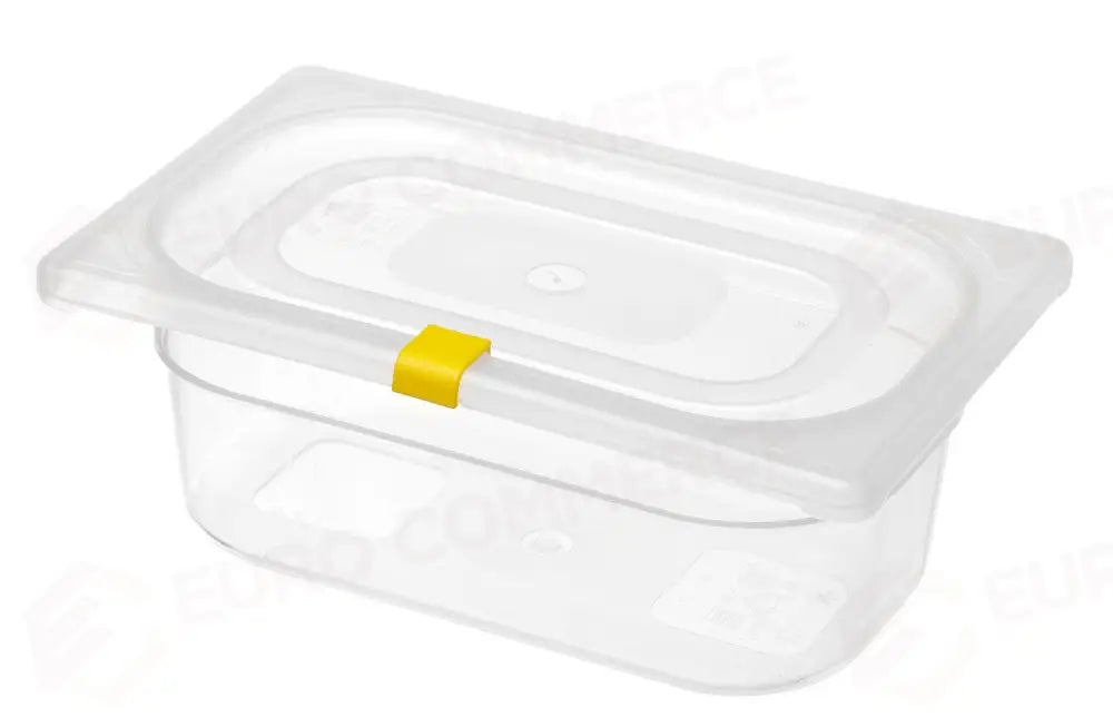 CLIPS COPERCHI PER CONTENITORI GASTRONORM HACCP GIALLO 12 PEZZI - HENDI