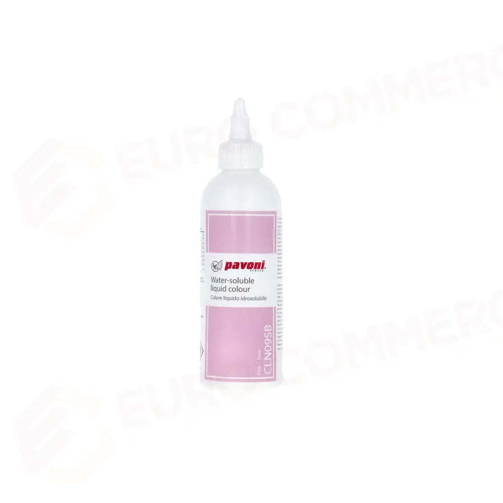 COLORANTE ALIMENTARE LIQUIDO PER AEROGRAFO VOL. 190 ML - ROSA - CLN09SB - PAVONI ITALIA - ATTREZZATURA PROFESSIONALE