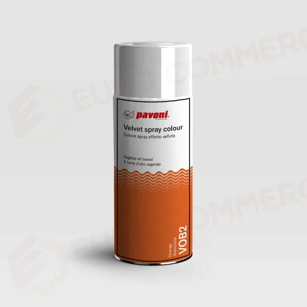 COLORE EFFETTO VELLUTATO A BASE DI OLIO VEGETALE ML 400 - ARANCIONE - VOB2 - PAVONI ITALIA - ATTREZZATURA PROFESSIONALE