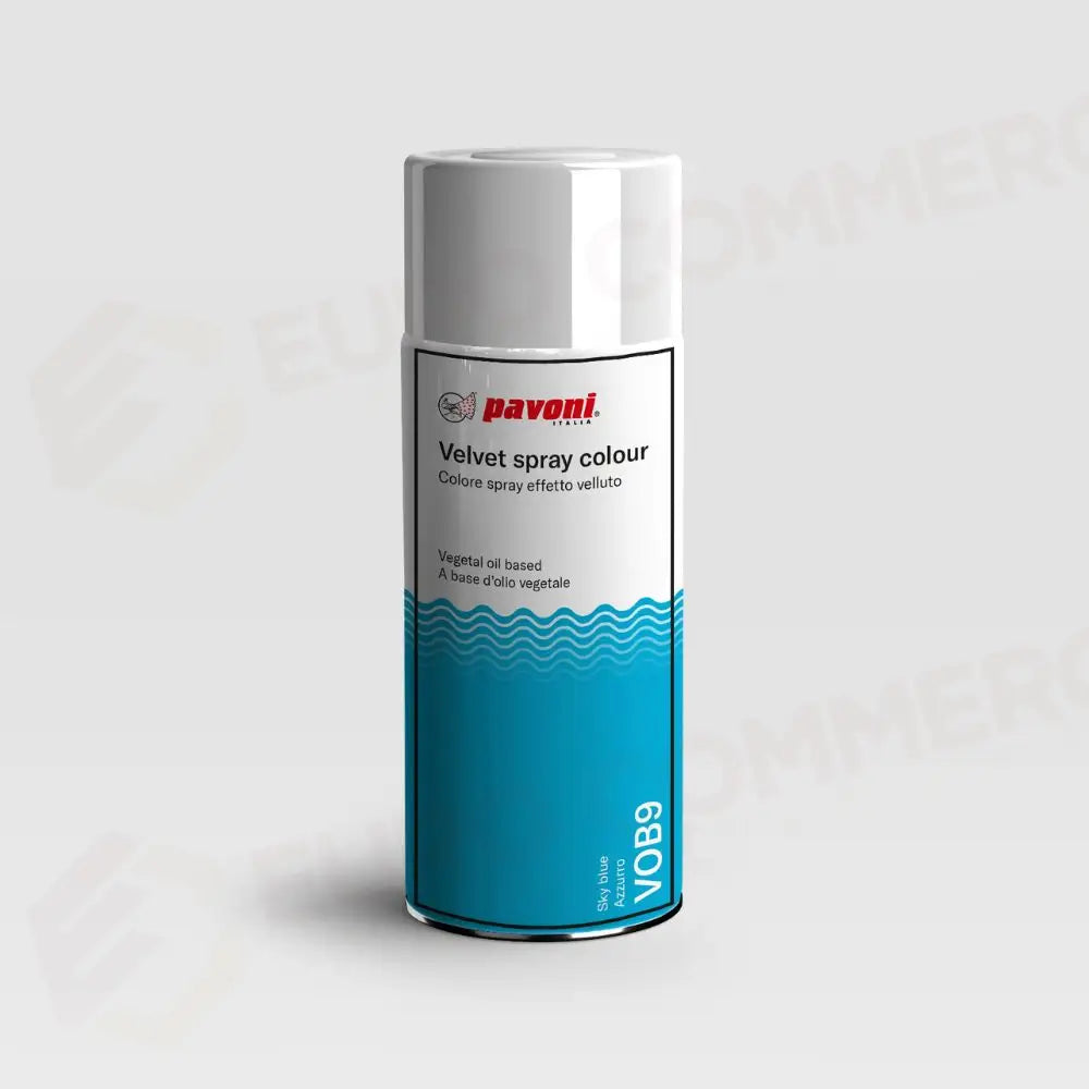 COLORE EFFETTO VELLUTATO A BASE DI OLIO VEGETALE ML 400 - AZZURRO - VOB9 - PAVONI ITALIA - ATTREZZATURA PROFESSIONALE