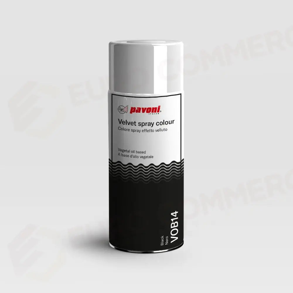 COLORE EFFETTO VELLUTATO A BASE DI OLIO VEGETALE ML 400 - NERO - VOB14 - PAVONI ITALIA - ATTREZZATURA PROFESSIONALE