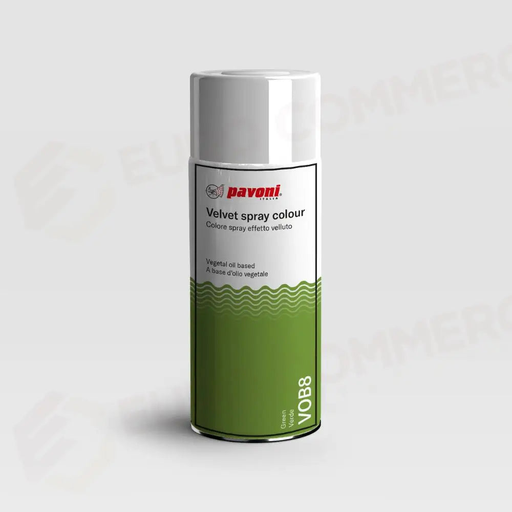 COLORE EFFETTO VELLUTATO A BASE DI OLIO VEGETALE ML 400 - VERDE - VOB8 - PAVONI ITALIA - ATTREZZATURA PROFESSIONALE