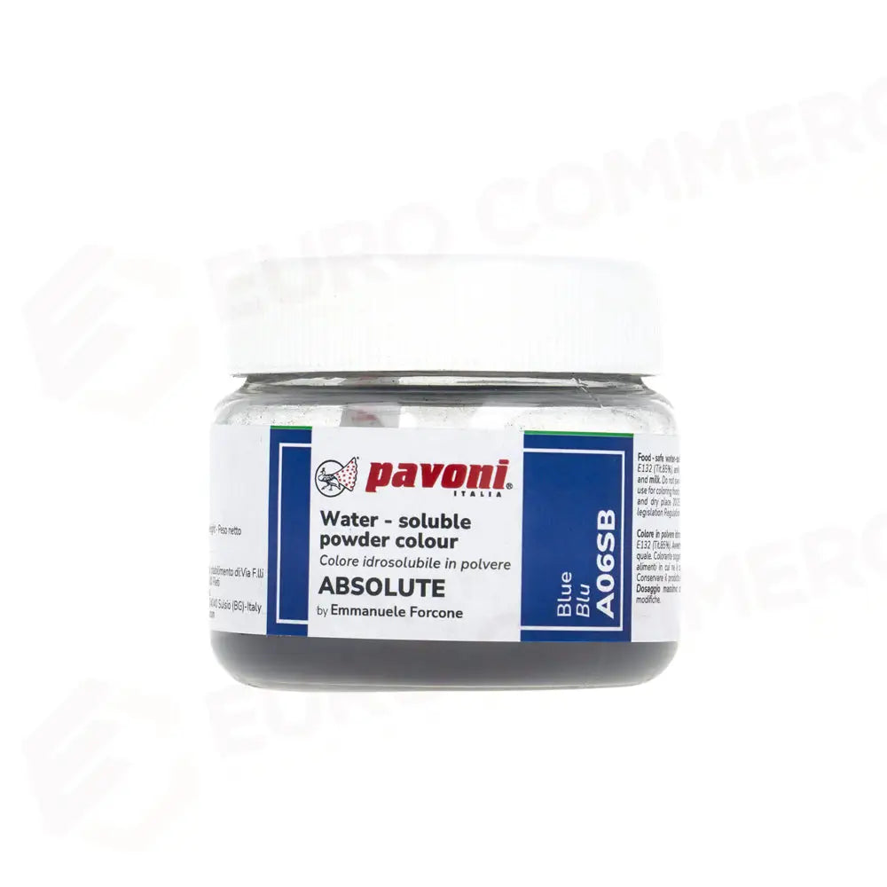 COLORI IDROSOLUBILI IN POLVERE 50 GR - BLU - A06SB - PAVONI ITALIA - ATTREZZATURA PROFESSIONALE