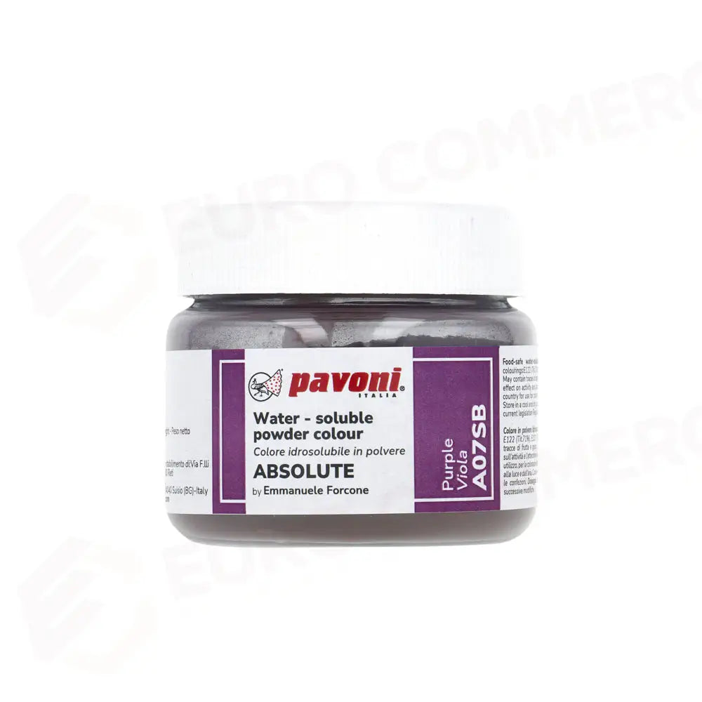 COLORI IDROSOLUBILI IN POLVERE 50 GR - VIOLA - A07SB - PAVONI ITALIA - ATTREZZATURA PROFESSIONALE