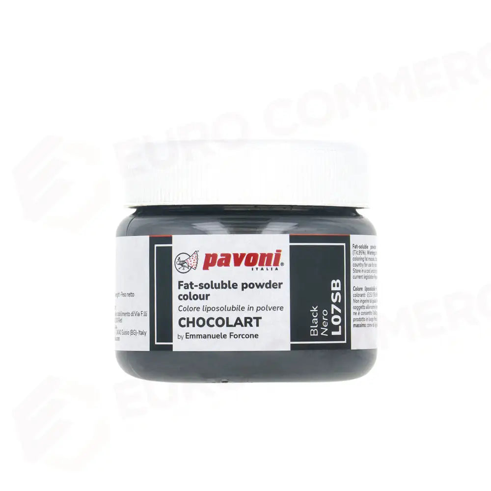 COLORI LIPOSOLUBILI IN POLVERE 40 GR - NERO - L07SB - PAVONI ITALIA - ATTREZZATURA PROFESSIONALE