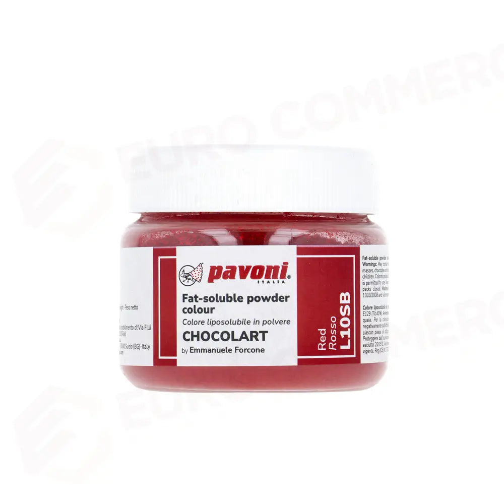 COLORI LIPOSOLUBILI IN POLVERE 40 GR - ROSSO - L10SB - PAVONI ITALIA - ATTREZZATURA PROFESSIONALE