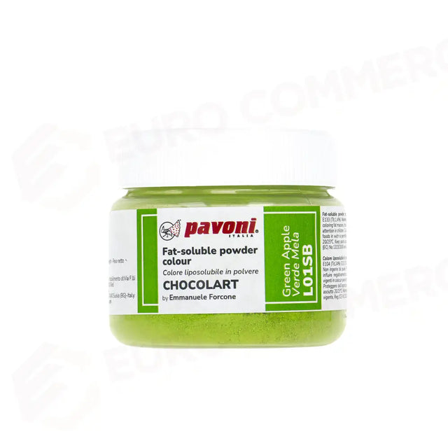 COLORI LIPOSOLUBILI IN POLVERE 40 GR - VERDE MELA - L01SB - PAVONI ITALIA
