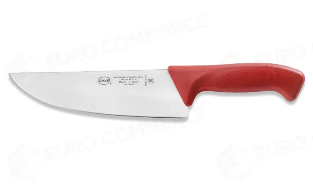 COLTELLO AFFETTARE CM.20 ROSSO SKIN - 102220.R - SANELLI - COLTELLERIA