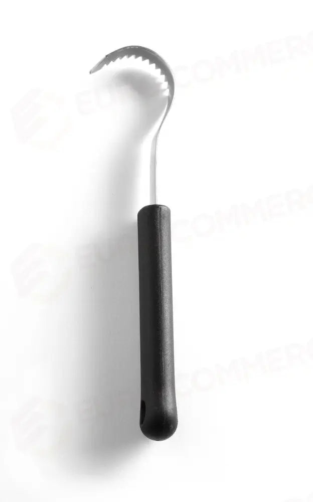 COLTELLO ARRICCIABURRO NERO (L)194MM - HENDI