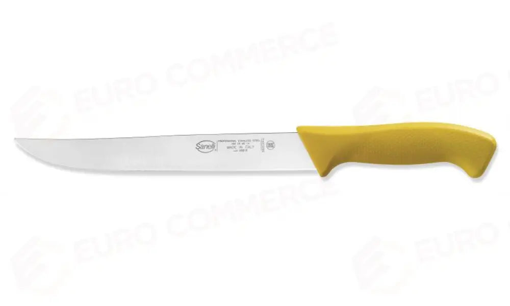 COLTELLO ARROSTO CM.24 GIALLO SKIN - 300224.G - SANELLI - COLTELLERIA