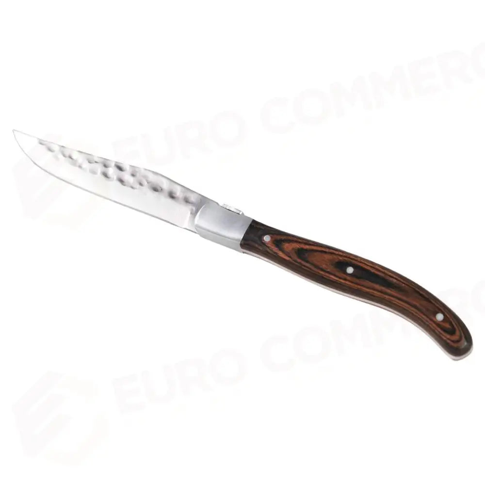 COLTELLO BISTECCA LAMA LISCIA DAMASCATO 220 MM SKL-05 MEDRI - 13650184 - MEDRI