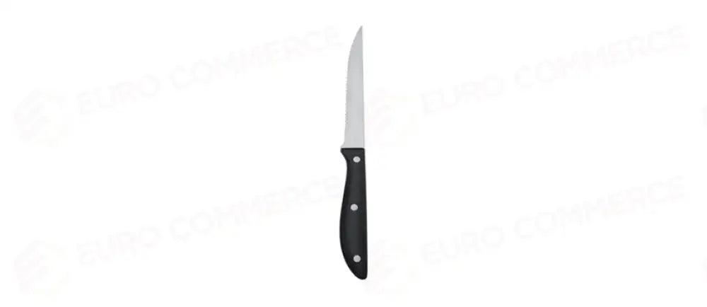 COLTELLO BISTECCA M/NERO ERG.-6- - 82848 - MORINI