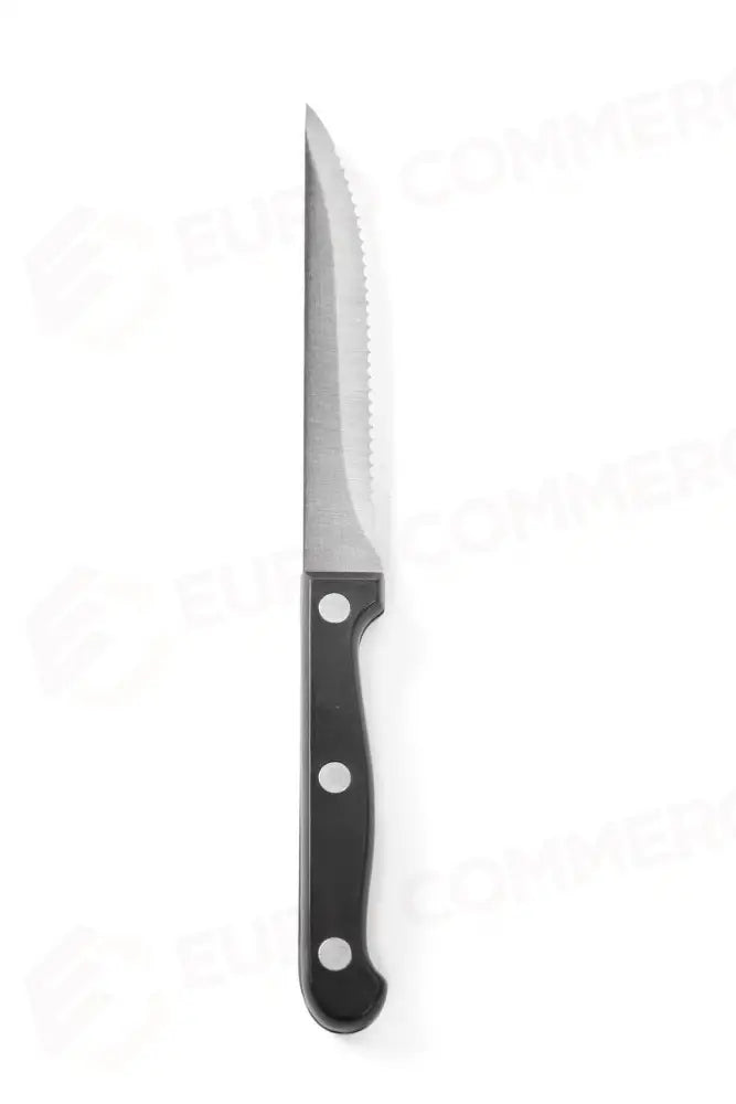 COLTELLO DA BISTECCA - 6 PEZZI PROFI LINE NERO 6 PEZZI (L)215MM - HENDI